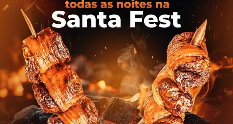VEM AÍ, A BARRACA DO ESPETO NA SANTAFEST! 06, 07 E 08 de Dezembro de 2024! ????????