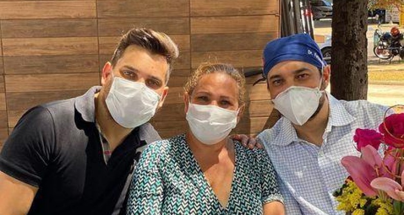 Mãe de Cauan recebe alta de hospital após se curar da Covid : 'Presente grandioso